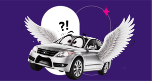 This is the featured image of of SALUT's blog article with a title: The Flying Car That Turned Into a Marketing Machine